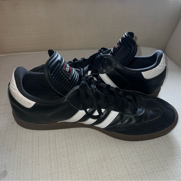 adidas | classic samba black leather sneakers MENS 13 - Picture 8 of 11